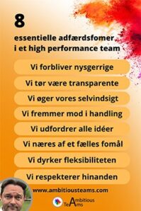 8 essentielle vaner i et high performance team - 1