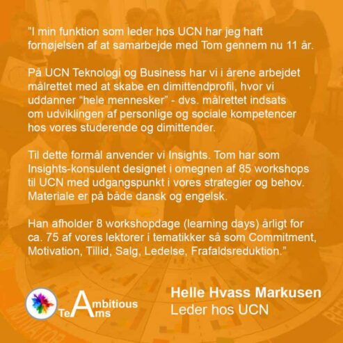 Insights Personprofil - Kernen i workshops